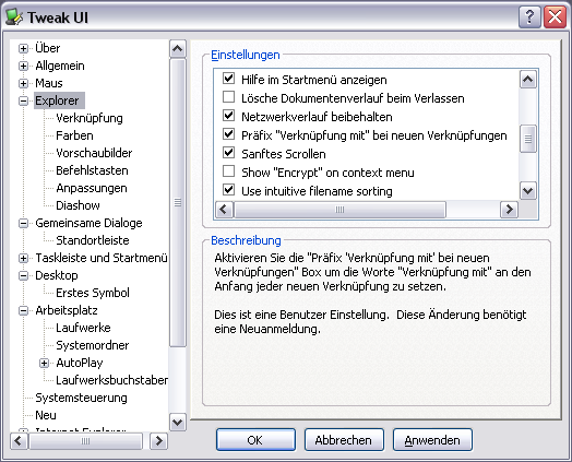 Datei:TweakUI diverse Explorereinstellungen (Übersetzung von Sammo).png